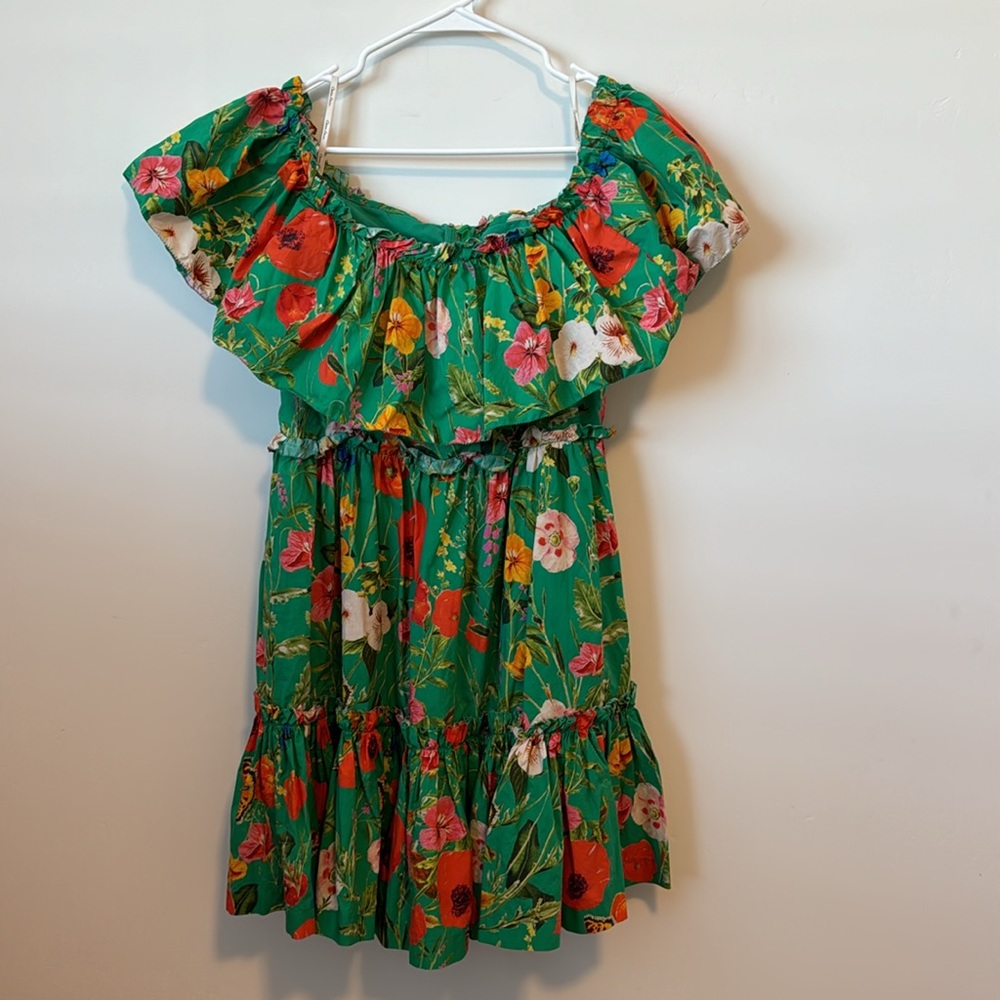 Cara Cara Liesel Floral Off-The-Shoulder Mini Dress Size: M - Picture 2 of 9